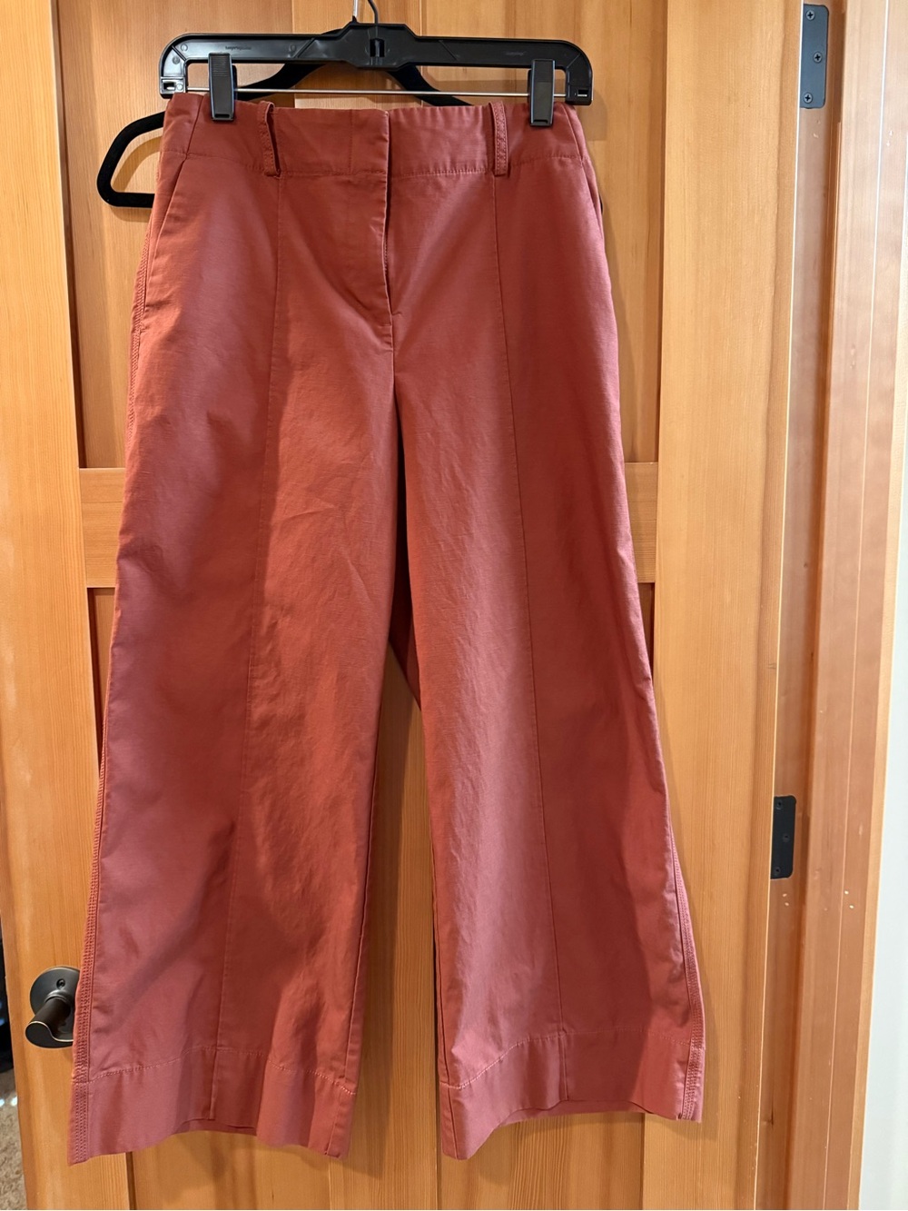 LOFT Wide-Leg Pants in Rusty Terracotta